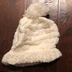 Cute White winter hat
